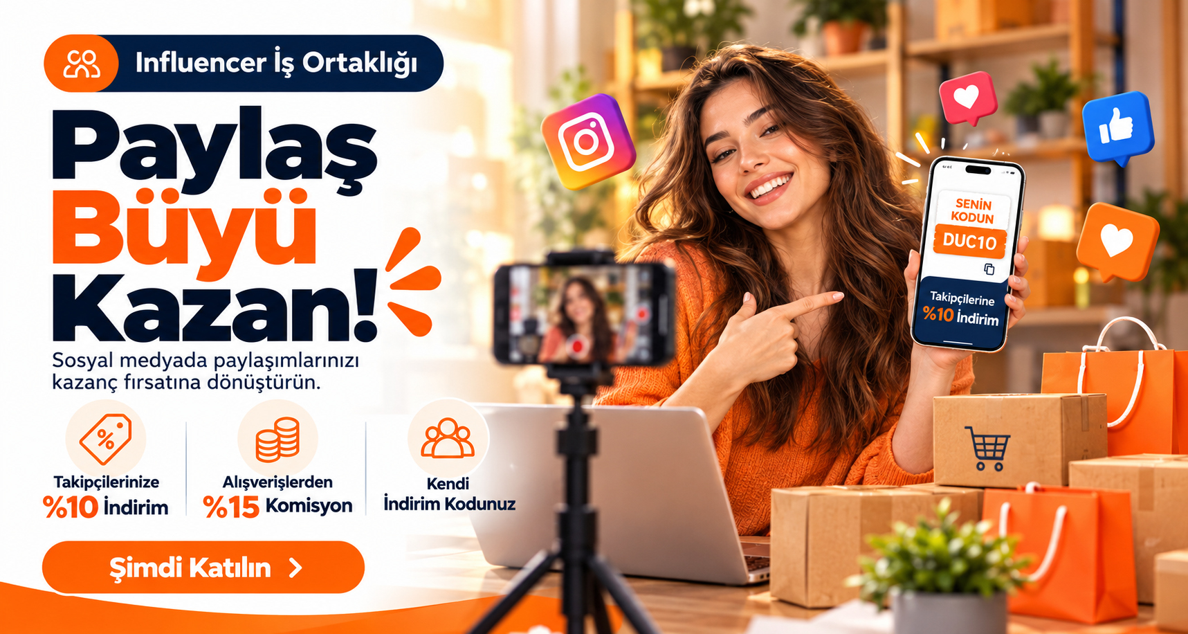 Depodaucuz Influencer Programı: Paylaş, Büyü, Kazan!
