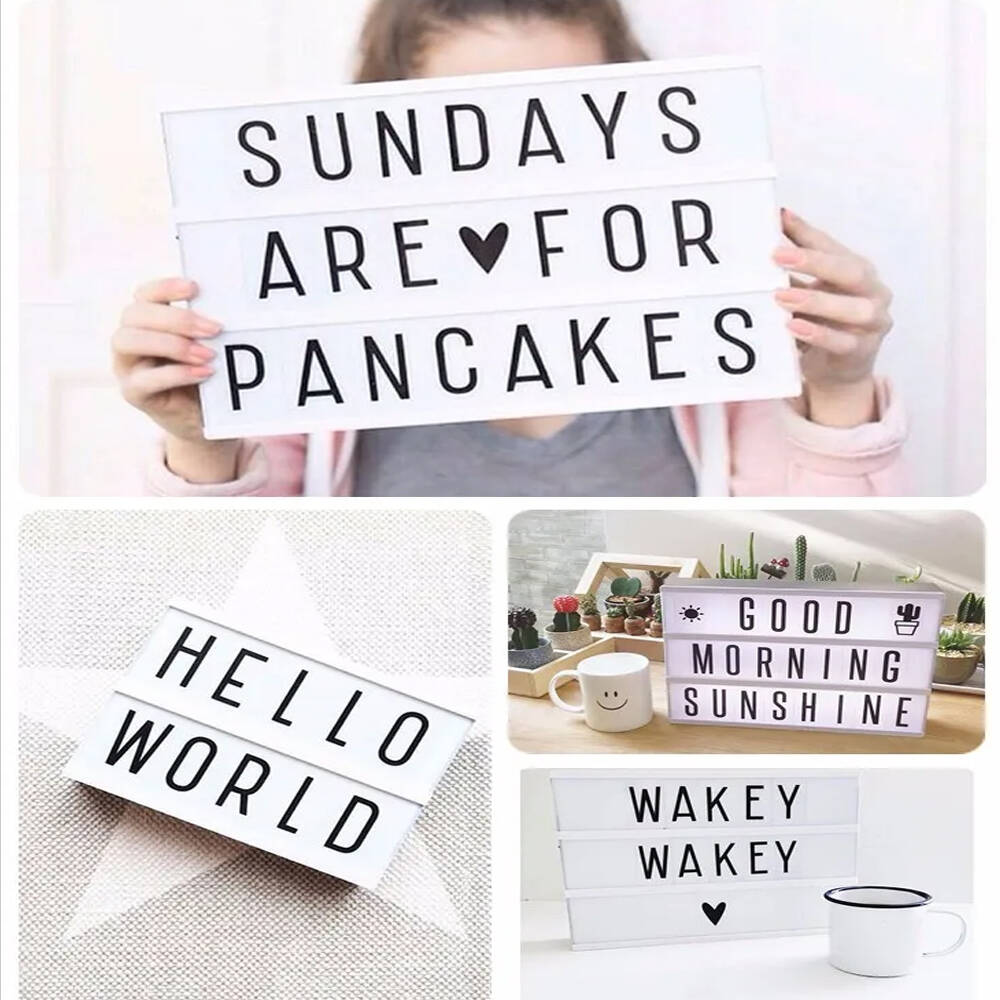 A4 Led Işıklı Yazı Panosu Lightbox - 4