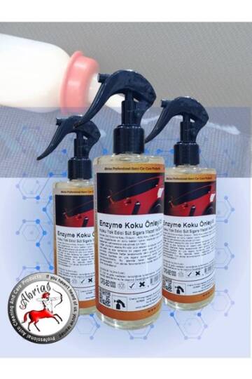 Abrias Enzyme Süt Koku Önleyici Mazot Balık Sigara Kokularını Yok Eder Ve Önler 400ml