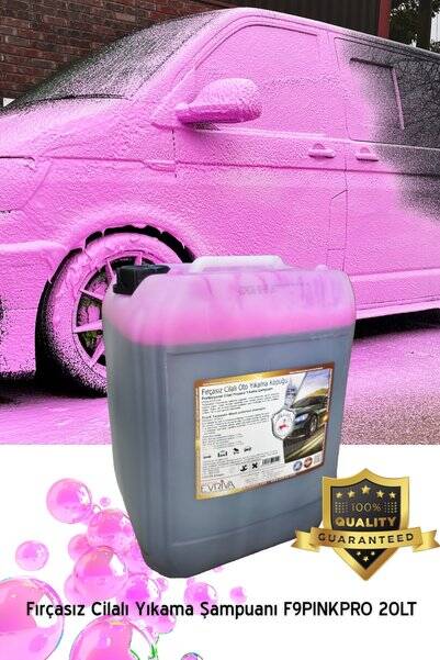 Abrias Fırçasız Cilalı Yıkama Pembe Köpük F9Pink Pro 20lt - 1