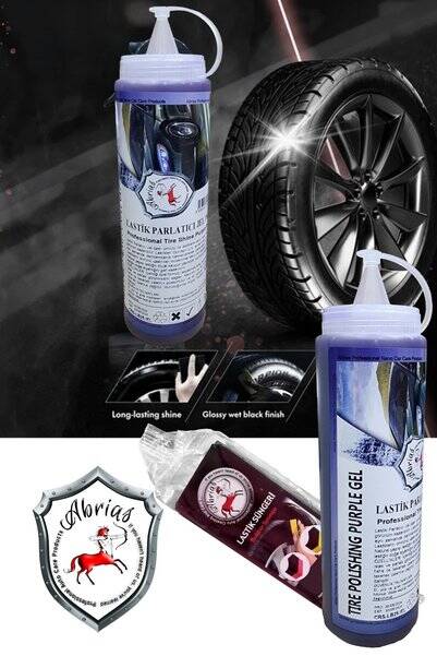 Abrias Lastik Parlatıcı Jel Pro Biberon Pruple 750ml - 2