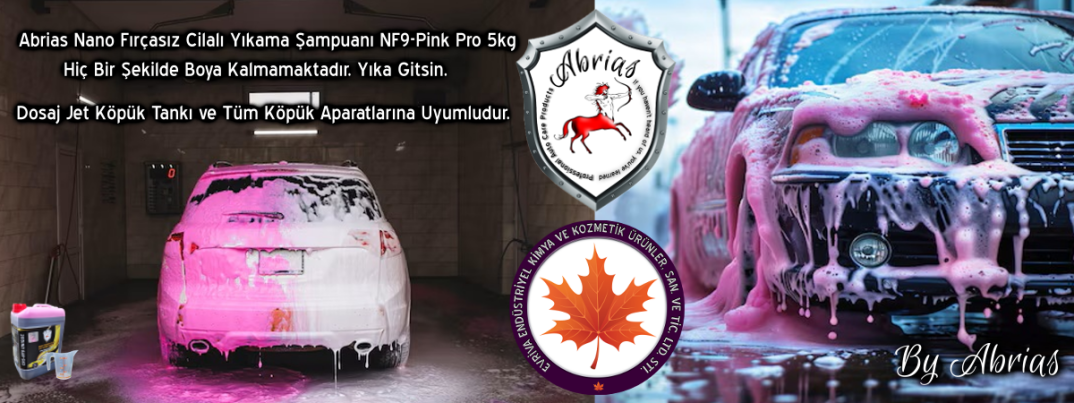 Abrias Nano Pembe Fırçasız Cilalı Yıkama Şampuanı 5KG NF9-PINKPRO - 2