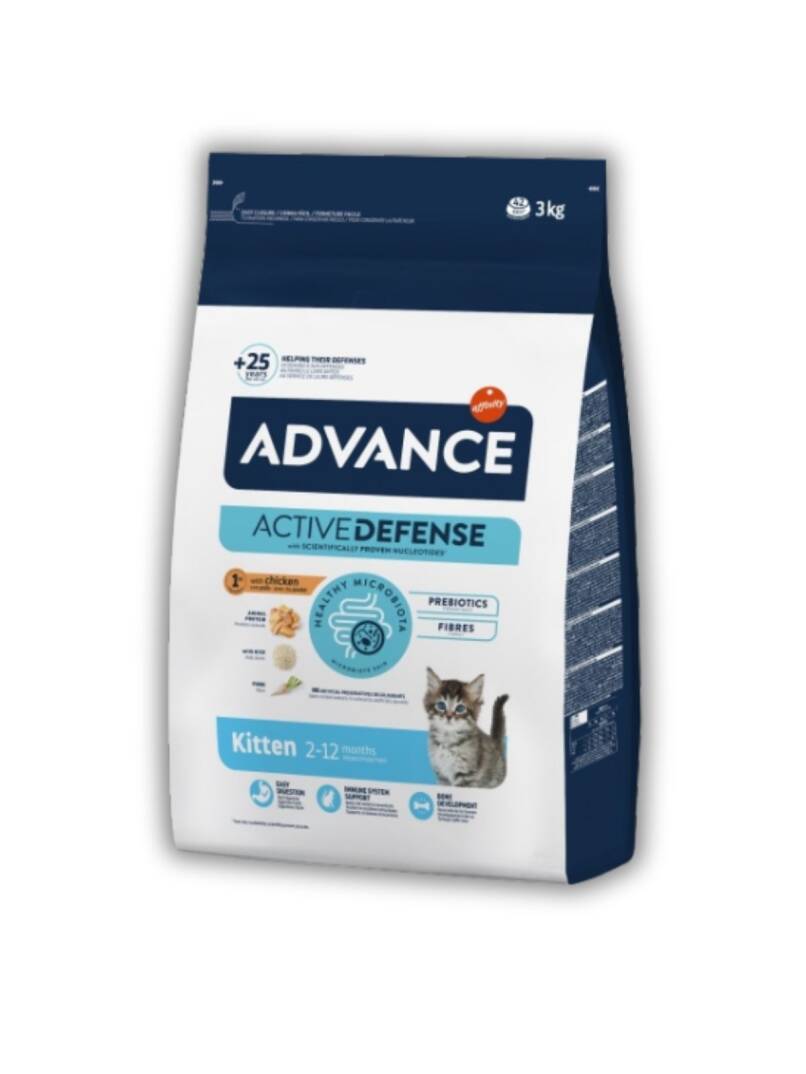 Advance Kitten Tavuklu Pirinçli Yavru Kedi Maması 3 Kg - 1