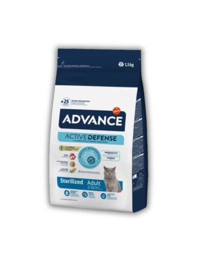 Advance Sterilised Hindili Kısırlaştırılmış Kedi Maması 1.5 Kg