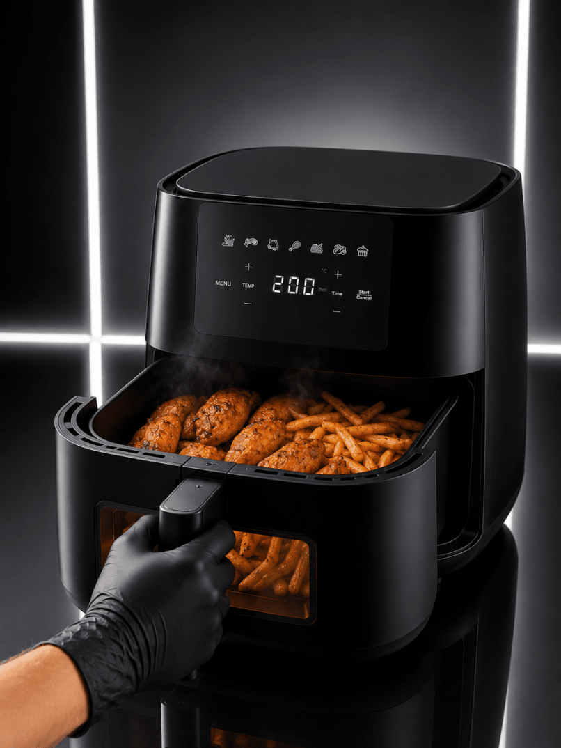 Air Fryer Mutfak Pişirme Cihazı Çok Programlı Dokunmatik - 4