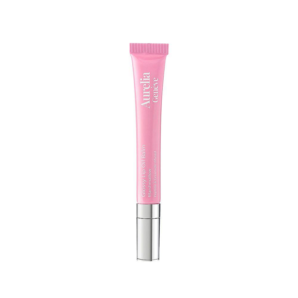 Aurelia Geneve Glossy Lip Oil Balm Peptit & Seramid İçeren Nemlendirici Etkili Renkli Lip Balm Marshmallow 12 ml - 1