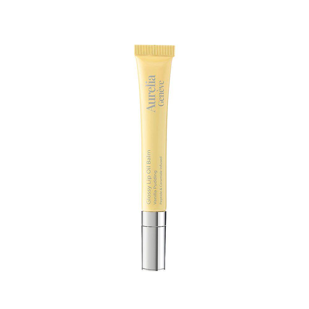 Aurelia Geneve Glossy Lip Oil Balm Peptit & Seramid İçeren Nemlendirici Etkili Renkli Lip Balm Vanilla Pudding 12 ml - 1