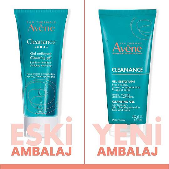 Avene Cleanance Yağlı ve Akneye Eğilimli Ciltler için Matlaştırıcı Temizleme Jeli 200 ml - 7