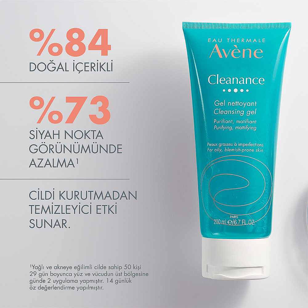 Avene Cleanance Yağlı ve Akneye Eğilimli Ciltler için Matlaştırıcı Temizleme Jeli 200 ml - 6