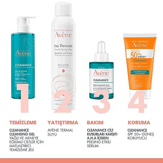 Avene Cleanance Yağlı ve Akneye Eğilimli Ciltler için Matlaştırıcı Temizleme Jeli 400 ml - 2