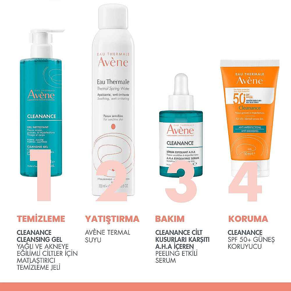 Avene Cleanance Yağlı ve Akneye Eğilimli Ciltler için Matlaştırıcı Temizleme Jeli 400 ml - 2
