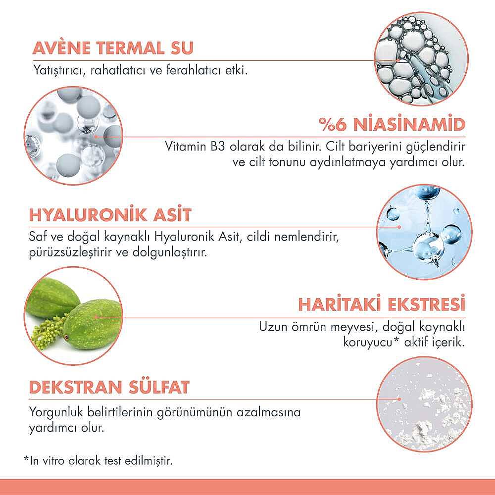 Avene Hyalüronik Asit ve Niasinamid İçerikli Üç Etkili Göz Çevresi Bakım Kremi 15 ml - 3