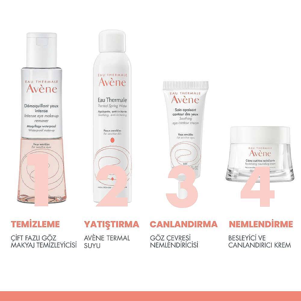Avene Intense Eye Make-Up Remover Çift Fazlı Göz Makyaj Temizleyicisi 125 ml - 2
