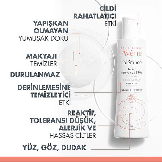 Avene Tolerance Lotion Jel Temizleyici Losyon 200 ml - 4