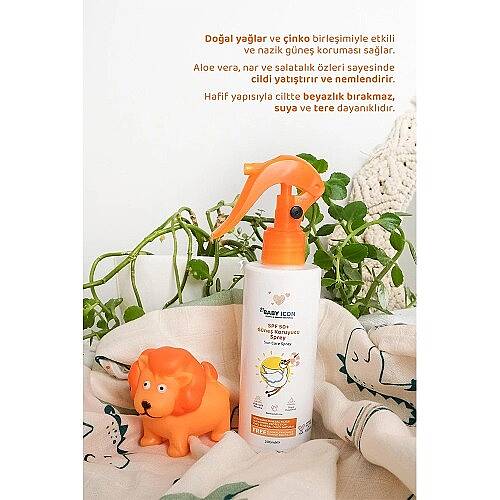 BABY İCON Güneş Spreyi Organik Vegan - 5