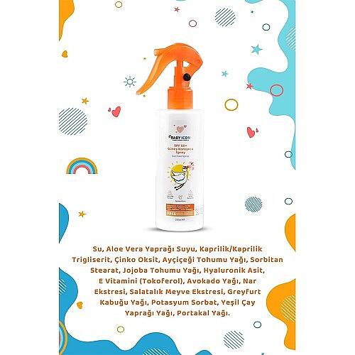 BABY İCON Güneş Spreyi Organik Vegan - 2