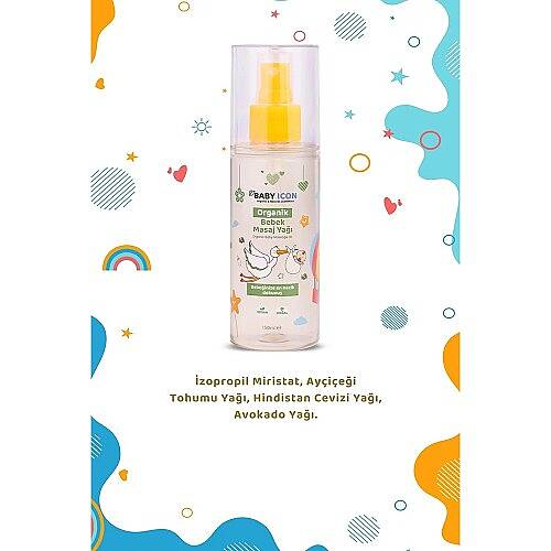 BABY İCON Masaj Yağ 150 ml Organik Vegan - 2