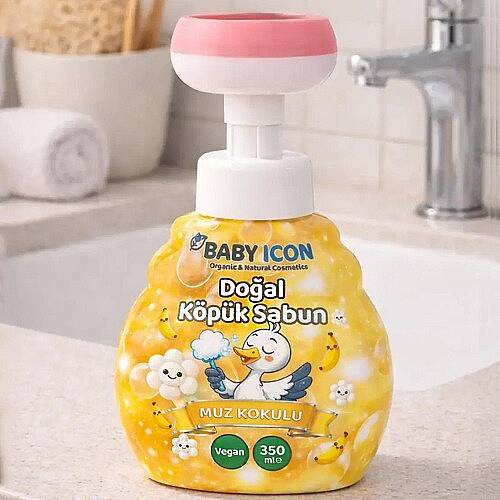 BABY İCON Sabun Doğal Köpük 350ml Muz Kokulu - 2