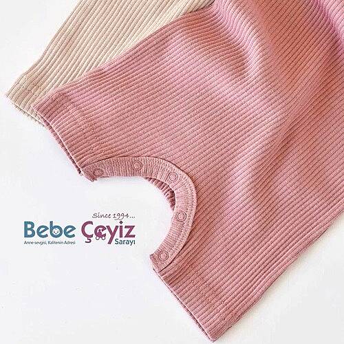 BABYCOSY Tulum 2li Kısa Kollu - Rose-Blush - 3