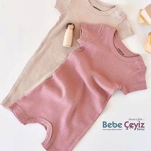 BABYCOSY Tulum 2li Kısa Kollu - Rose-Blush