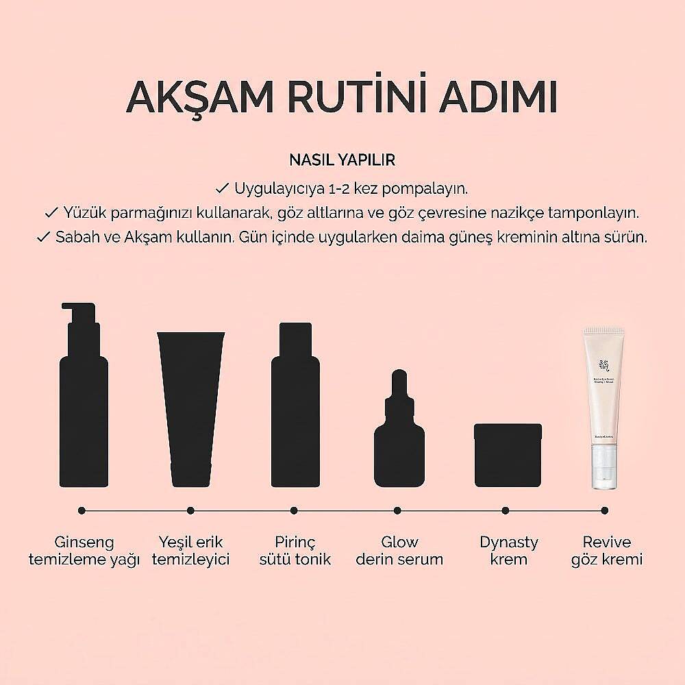 Beauty of Joseon Revive Eye Serum Ginseng ve Retinal İçeren Göz Çevresi Serum 30 ml - 3
