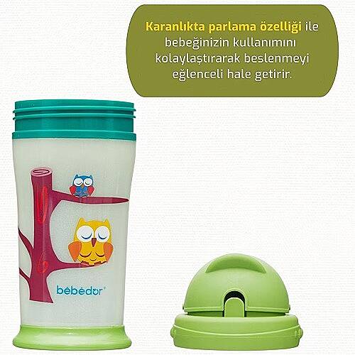 BEBEDOR Bardak Krv Parlayan PP 240ml - 2