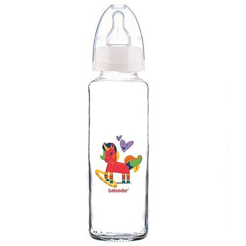 BEBEDOR Biberon Cam Desenli 250 ml (Asorti) - 2