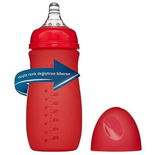 BEBEDOR Biberon Isı Renk Değiştiren Cam 260 ml - 2