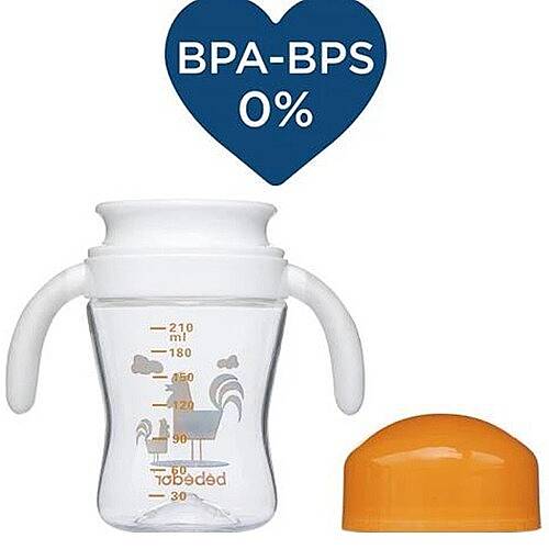 BEBEDOR Biberon Tritan Kulp 360 Derece Brd 210 ml - 3