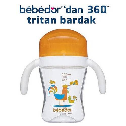 BEBEDOR Biberon Tritan Kulp 360 Derece Brd 210 ml - 2