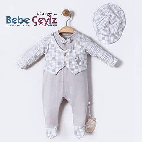BEBESSİ Tulum Şapkalı Baby King - 5
