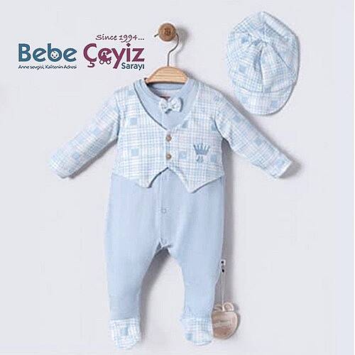 BEBESSİ Tulum Şapkalı Baby King