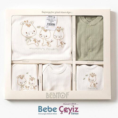 BEBİTOF Hastane Çıkışı 10 Lu Benekli Zürafalar Yeşil - 2