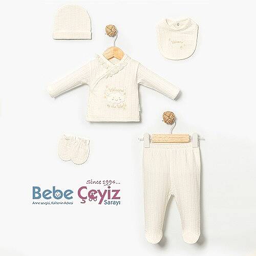 BEBİTOF Hastane Çıkışı 5 Li Gülen Bulut Desen - 4
