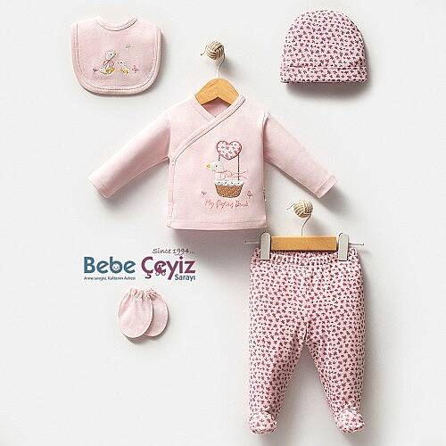 BEBİTOF Hastane Çıkışı 5 Li Sepetli Ördek - A pembe