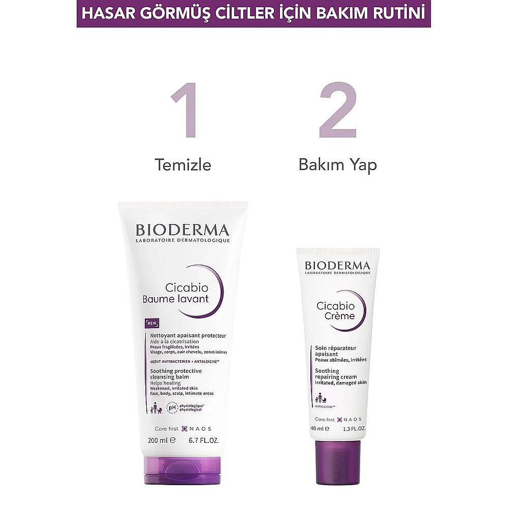Bioderma Cicabio Hasarlı Ciltler İçin Onarıcı Temizleme Balmı 200 ml - 4