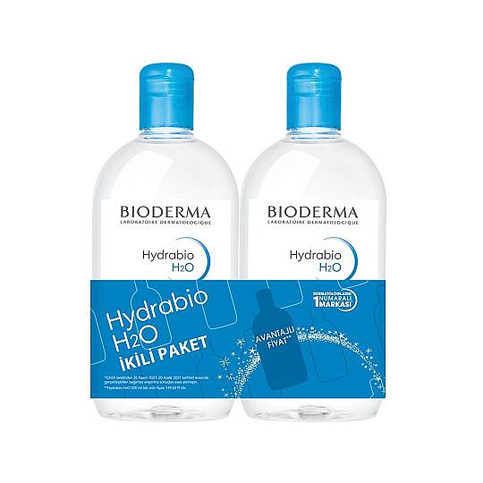 Bioderma Hydrabio H2O Misel Su 500 ml 2 Adet