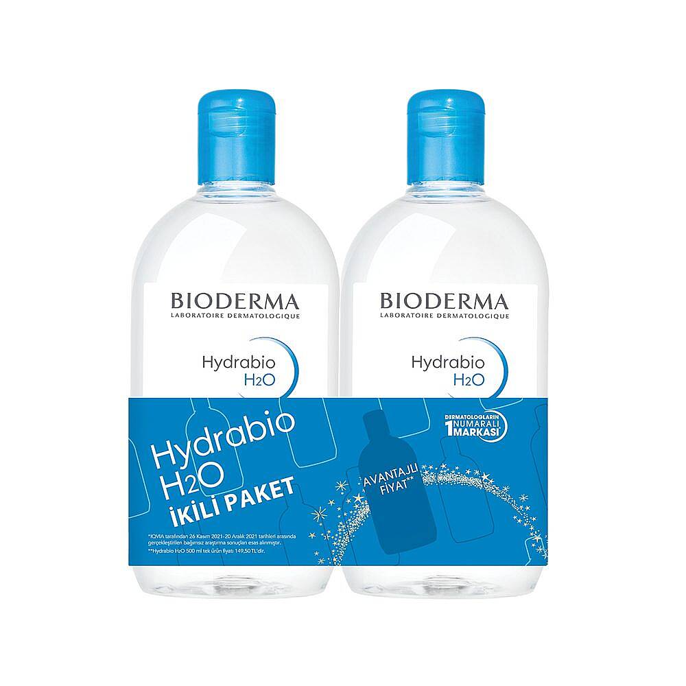 Bioderma Hydrabio H2O Misel Su 500 ml 2 Adet - 1