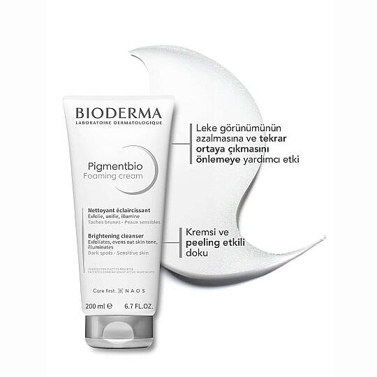 Bioderma Pigmentbio Foaming Cream Peeling Etkili Yüz Yıkama Jeli 200 ml - 4