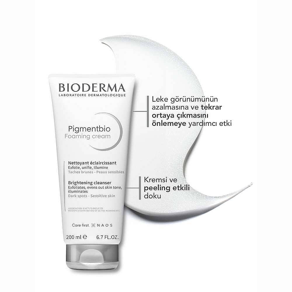 Bioderma Pigmentbio Foaming Cream Peeling Etkili Yüz Yıkama Jeli 200 ml - 4