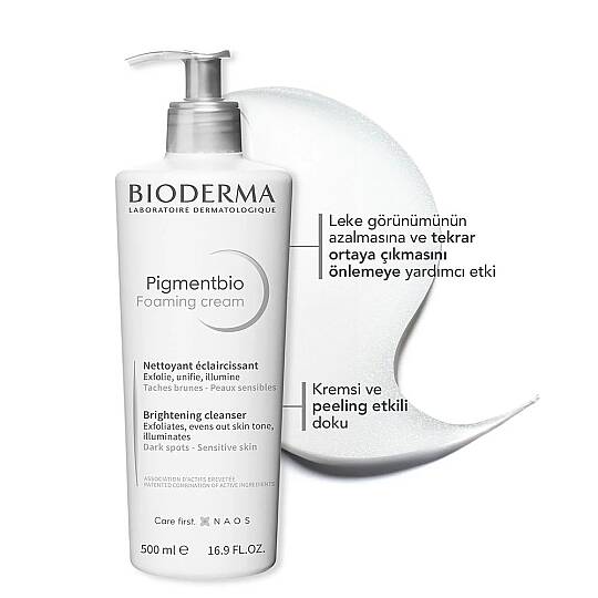 Bioderma Pigmentbio Foaming Cream Peeling Etkili Yüz Yıkama Jeli 500 ml - 2