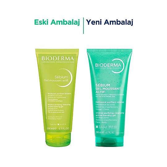 Bioderma Sebium Foaming Gel Active Arındırıcı Yüz Temizleme Jeli 200 ml - 2