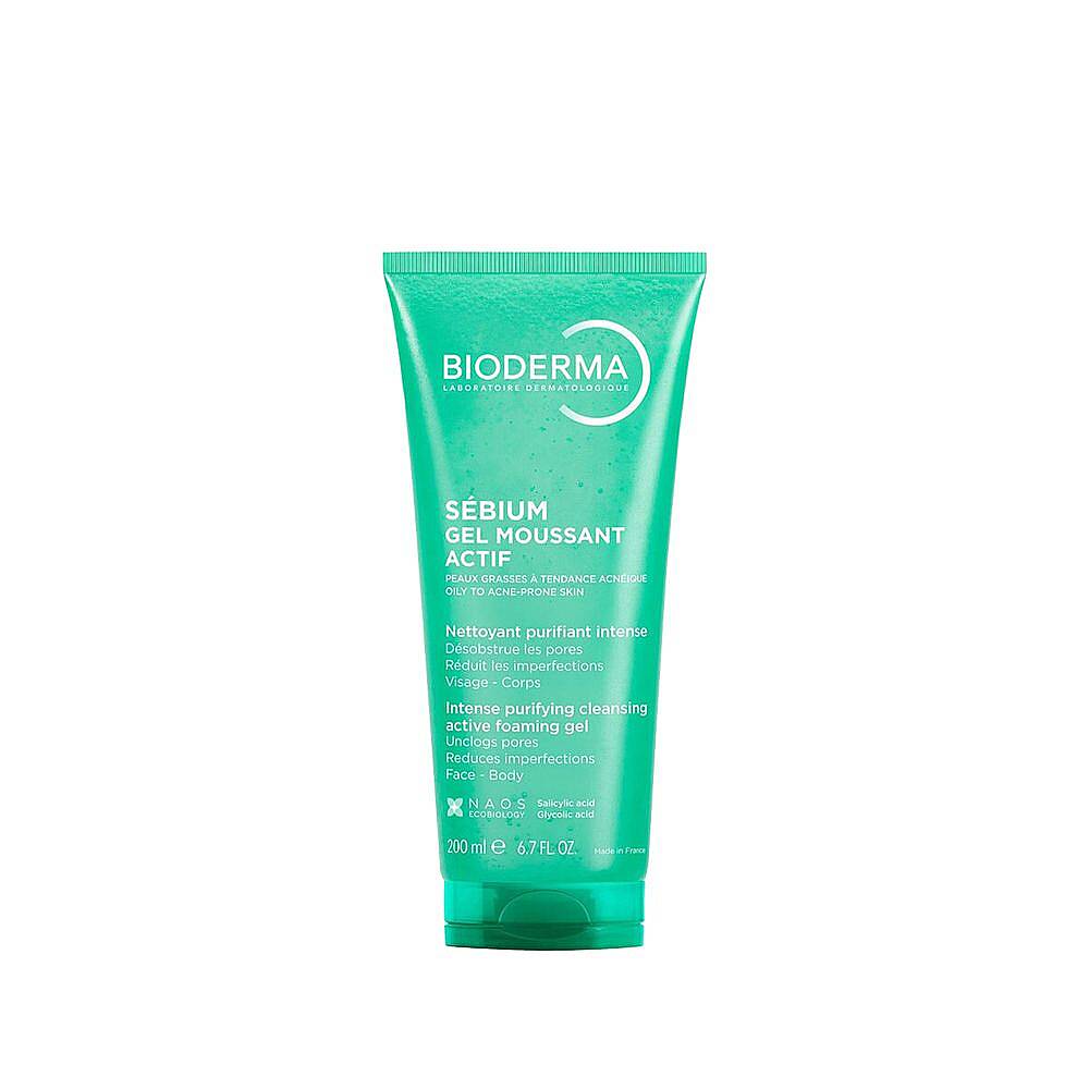Bioderma Sebium Foaming Gel Active Arındırıcı Yüz Temizleme Jeli 200 ml - 1