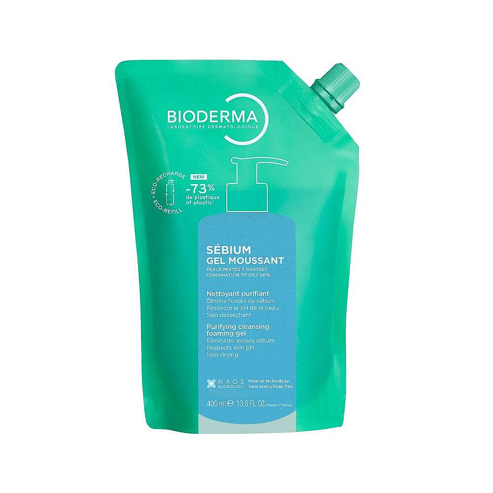 Bioderma Sebium Foaming Temizleyici Jel Refill 400 ml - 1