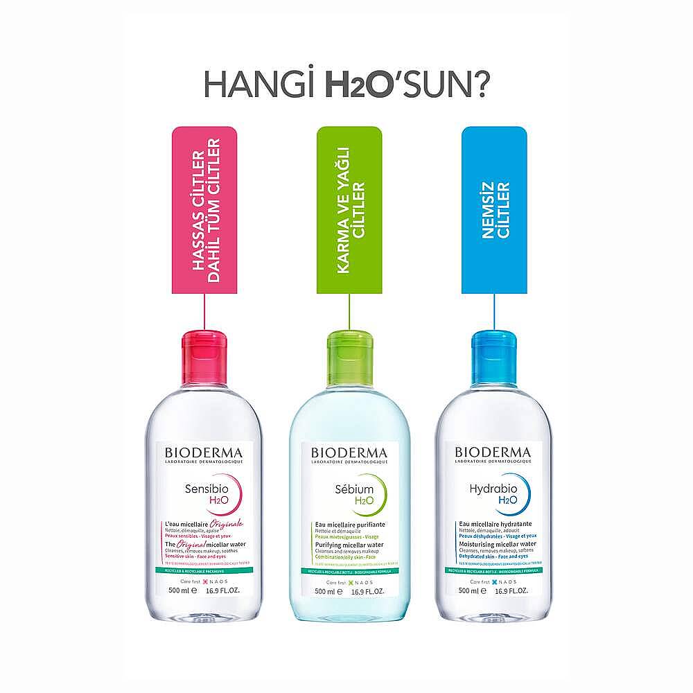 Bioderma Sebium H2O Karma Yağlı Cilt Makyaj Temizleme Suyu 250 ml - 3