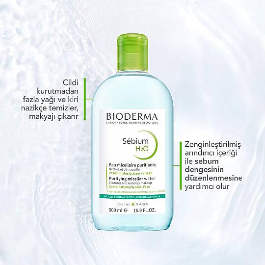 Bioderma Sebium H2O Misel Su 500 ml - 3