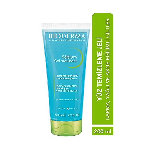 Bioderma Sebium Karma Yağlı ve Akne Eğilimli Ciltler İçin Arındırıcı Günlük Temizleme Jeli 100 ml - 2