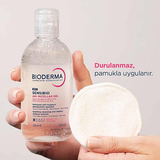 Bioderma Sensibio Ar+ Micellar Gel Kızarıklık Eğilimli Hassas Ciltler için Misel Jel 250 ml - 4