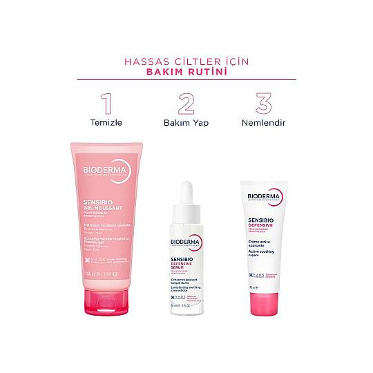 Bioderma Sensibio Foaming Gel Hassas ve Normal Ciltler Misel Yüz Temizleme Jeli 100 ml - 5