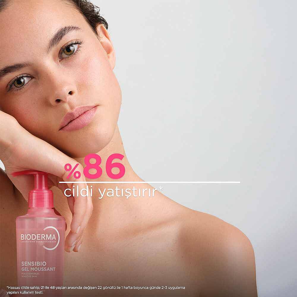 Bioderma Sensibio Foaming Gel Hassas ve Normal Ciltler Misel Yüz Temizleme Jeli 100 ml - 2